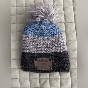 Like New Women's Knit Winter Detroit Lions Hat